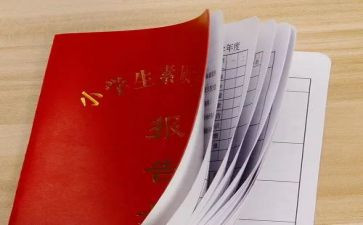 中学学生报告册评语8篇