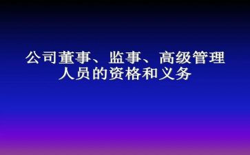 监事会年度报告9篇